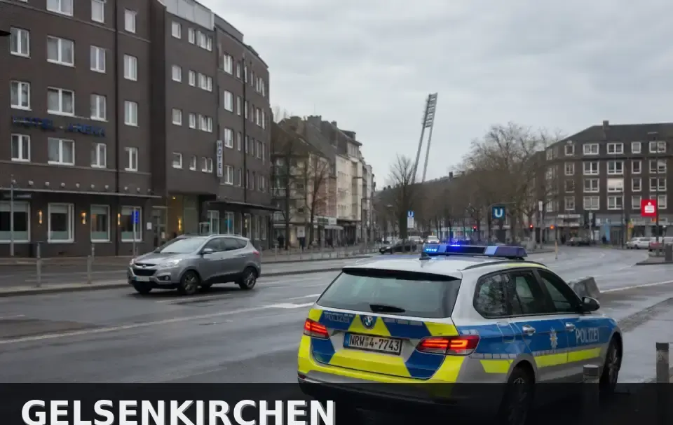 Polizeipräsenz bei Tag in Gelsenkirchen – Symbolbild