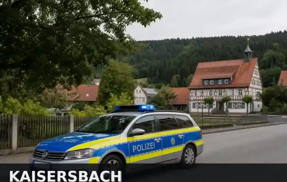 Polizeipräsenz bei Tag in Kaisersbach – Symbolbild
