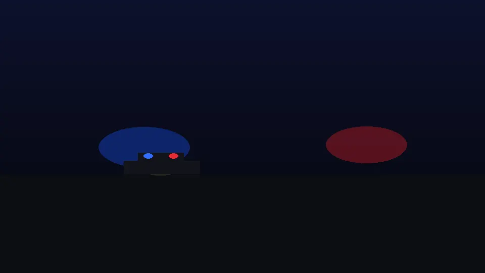 Polizeipräsenz bei Nacht in Osthessen – Symbolbild