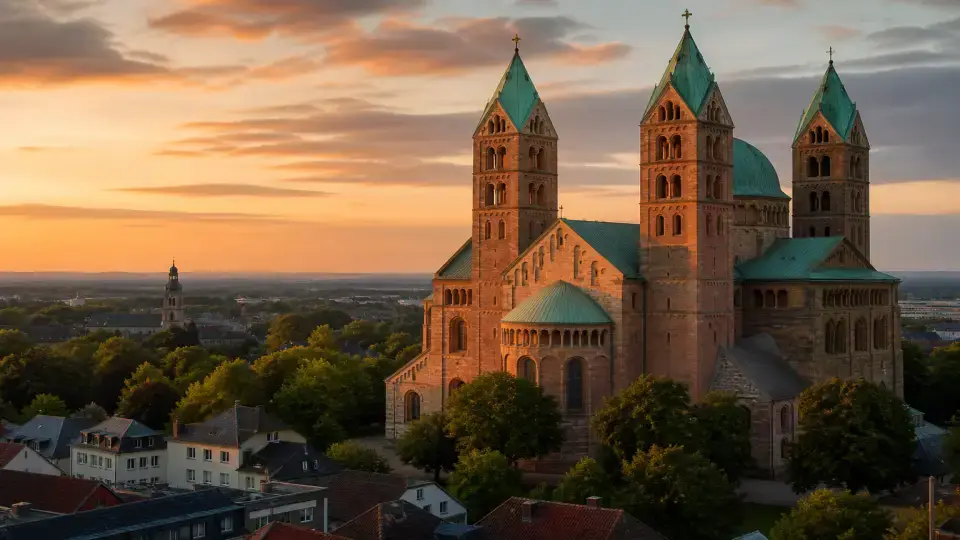 Polizeipräsenz bei Nacht in Speyer – Symbolbild